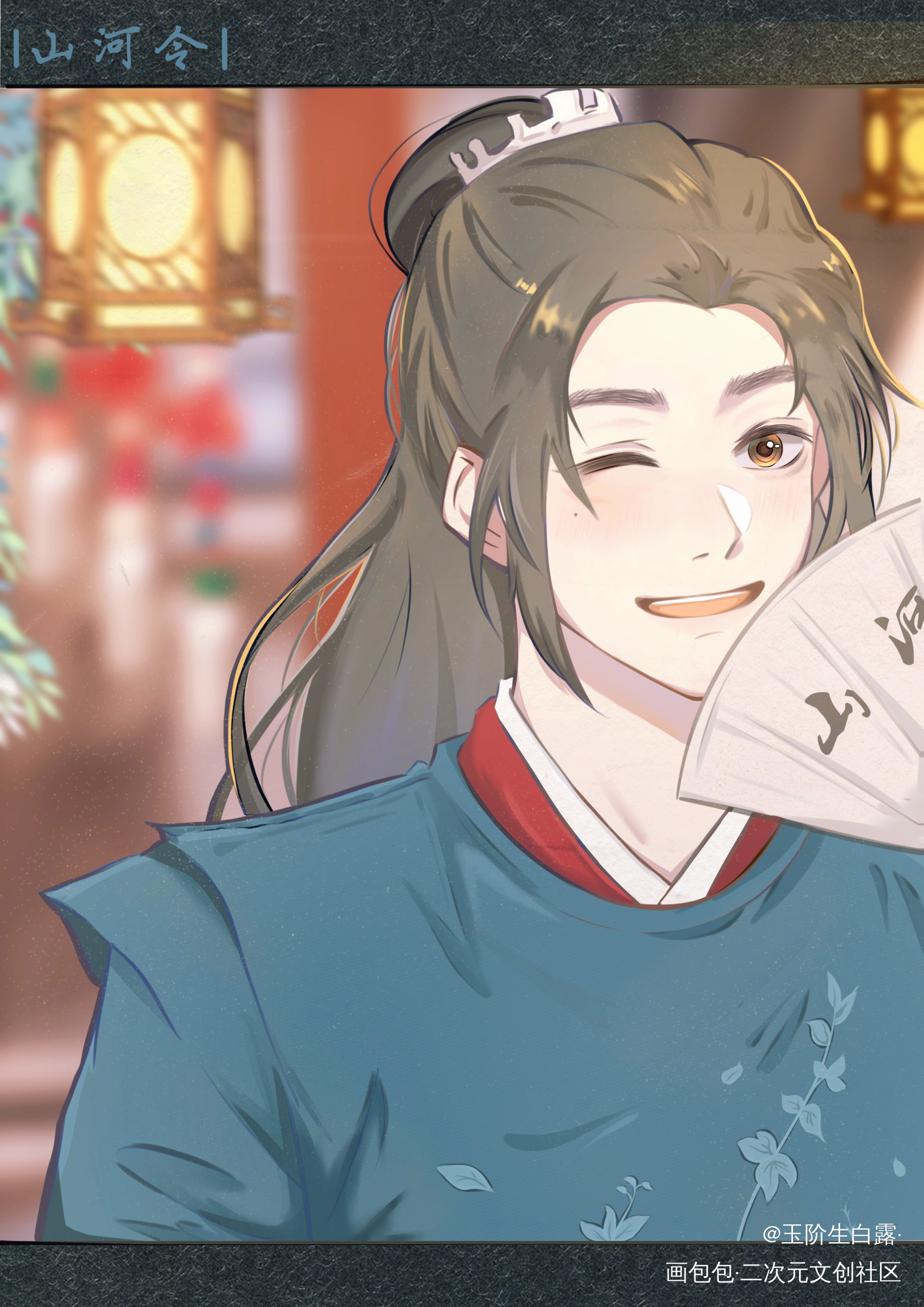 wink行⭐_山河令温周剧版温客行温客行古风平涂头像插画同人priest绘画作品