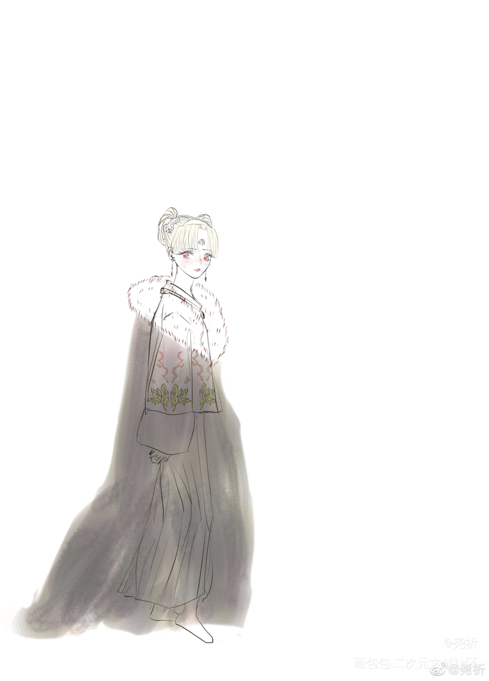 每日一草稿_立绘约稿原创绘画作品