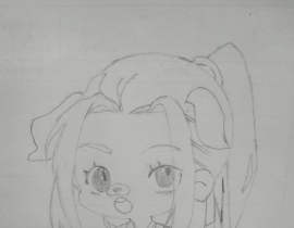 之前临摹的一张狗狗羡_绘画作品