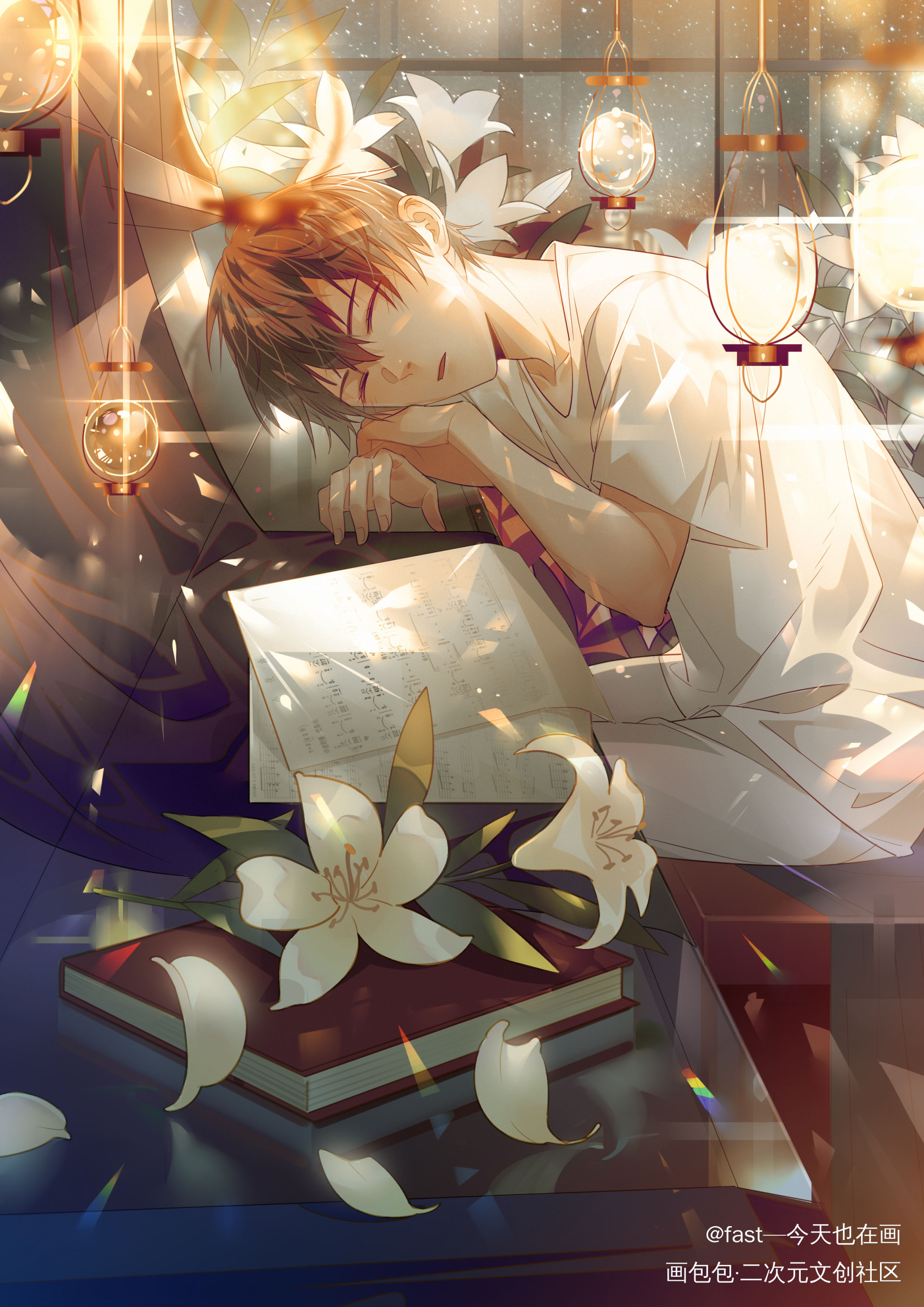 piano_吞海吴雩淮上绘画作品