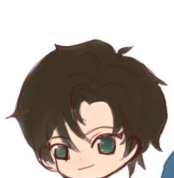 无料_不健全关系腾瑞雨钱错手绘q版头像绘画作品