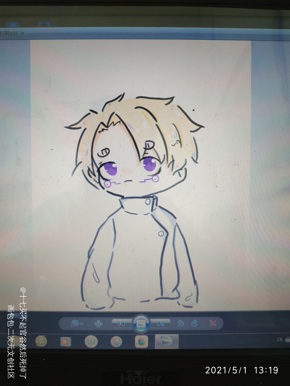乙棘_咒术回战乙棘绘画作品