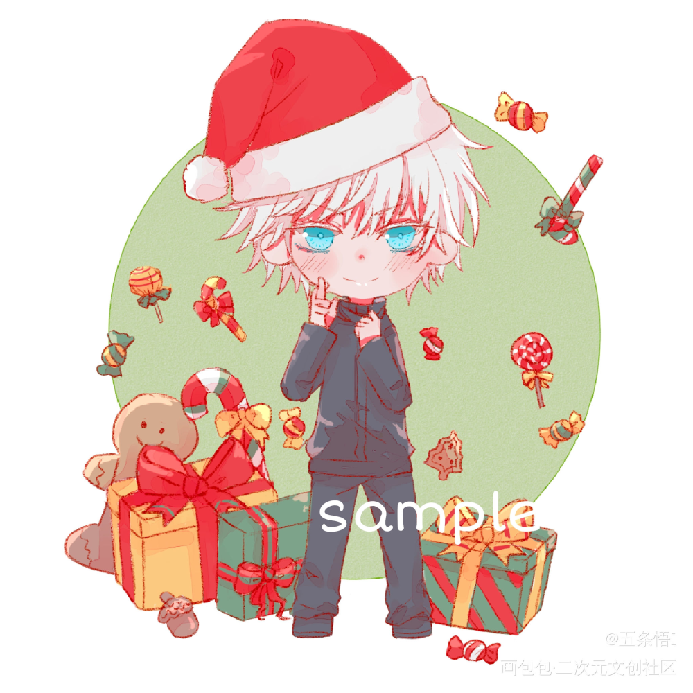 咒术回战约稿_咒术回战五条悟绘画作品