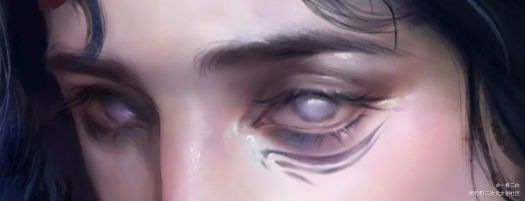 眼睛_厚涂原创绘画作品