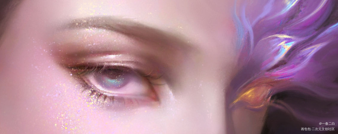 眼睛_厚涂原创绘画作品