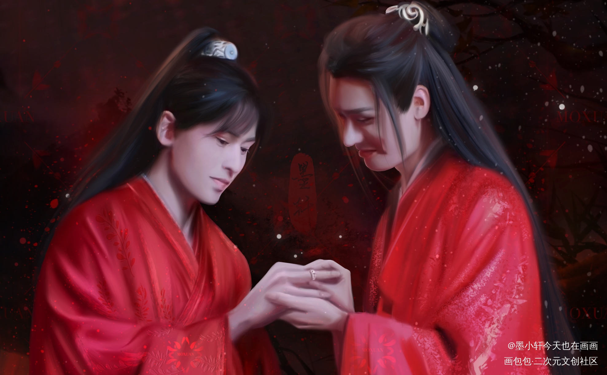 依旧是画_山河令浪浪钉温周厚涂绘画作品