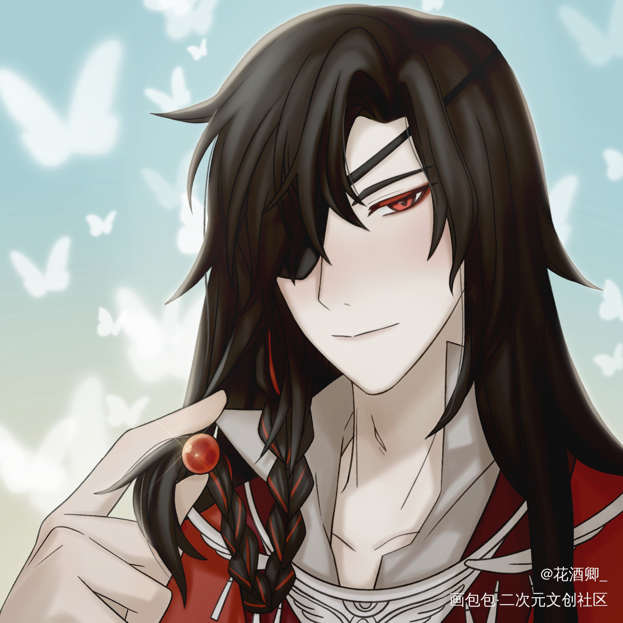 天官赐福_天官赐福花怜古风绘画作品