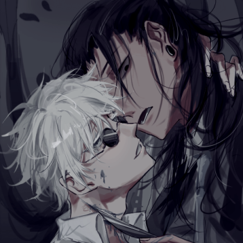 夏五_咒术回战夏五夏油杰五条悟绘画作品