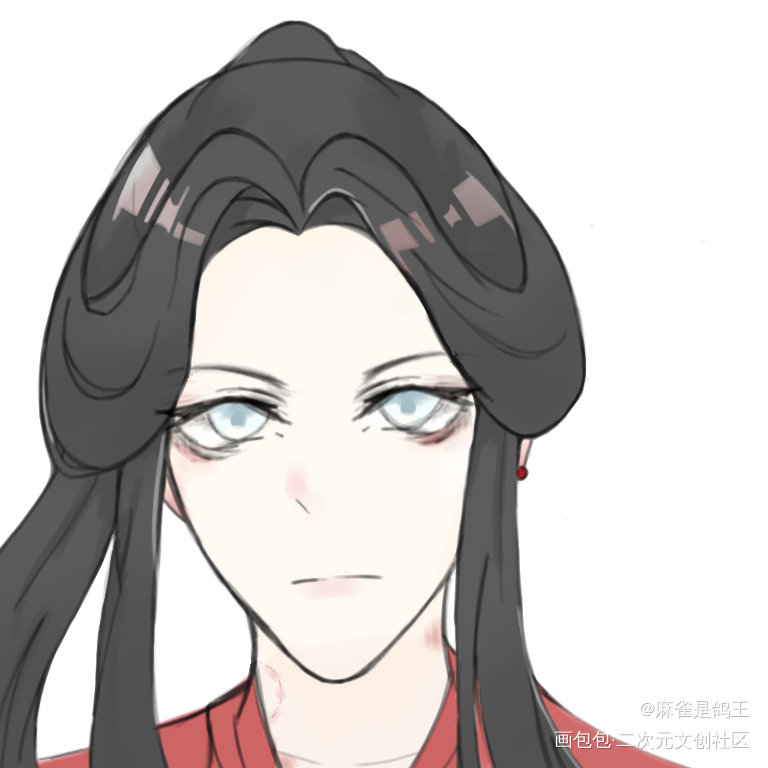 _二哈和他的白猫师尊楚晚宁绘画作品
