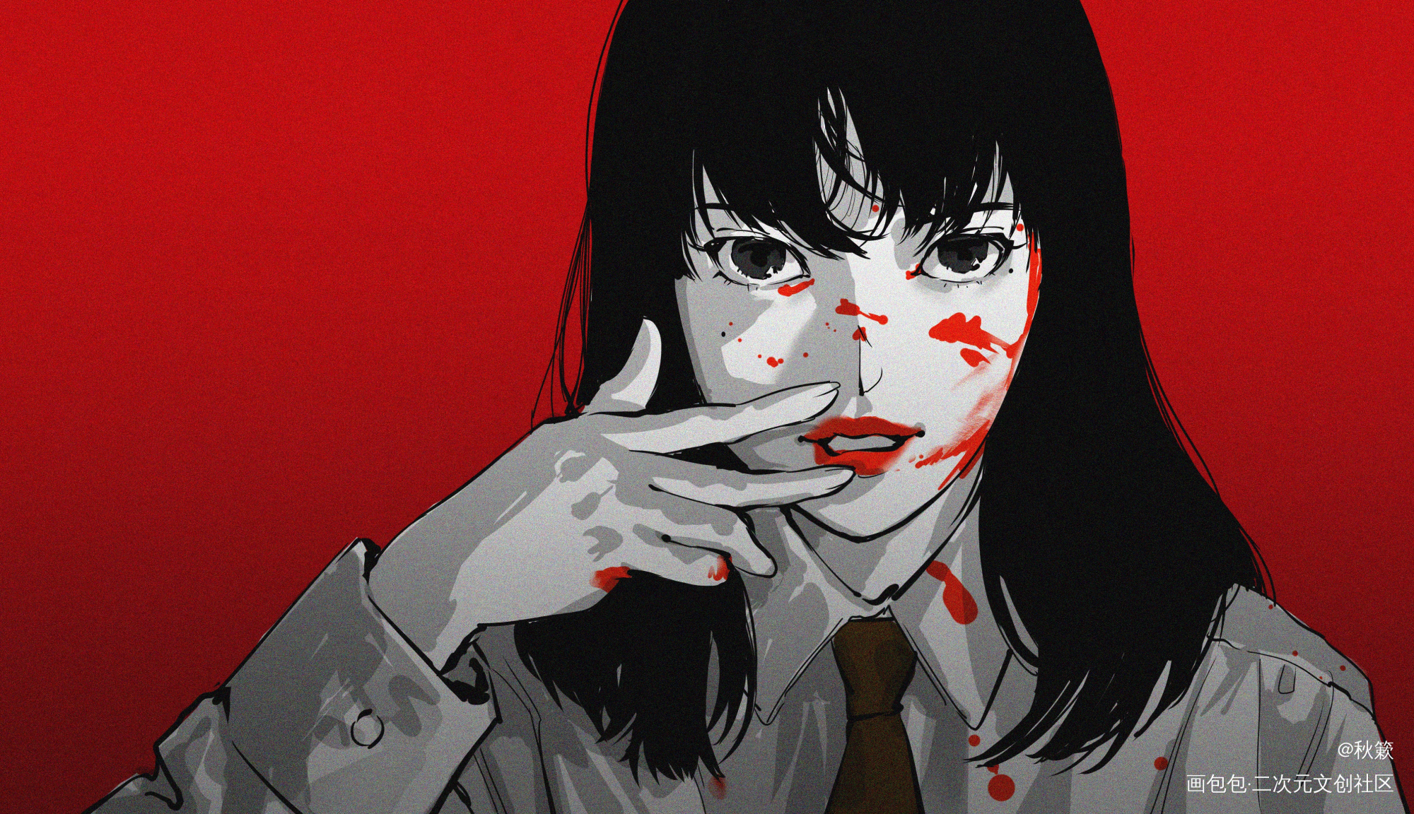 禁忌女孩Nanno_nanno禁忌女孩插图绘画作品