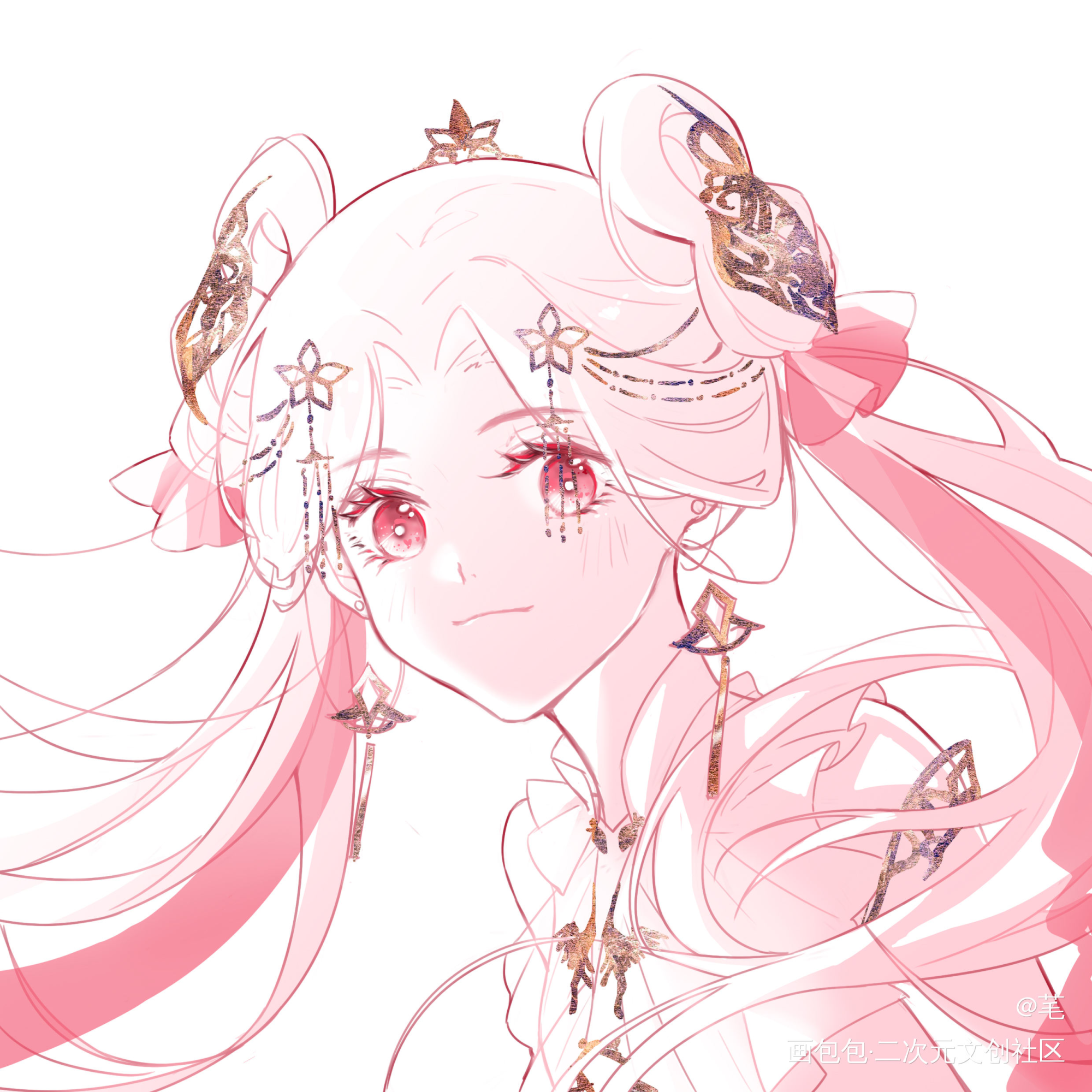 秀秀_剑网3日系绘画作品