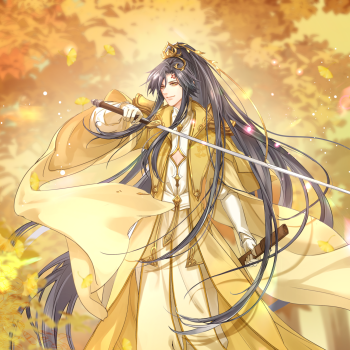 美貌庄花_剑网3剑三叶英立绘平涂日系头像稿子绘画作品