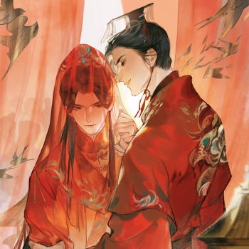 大婚_二哈和他的白猫师尊绘画作品