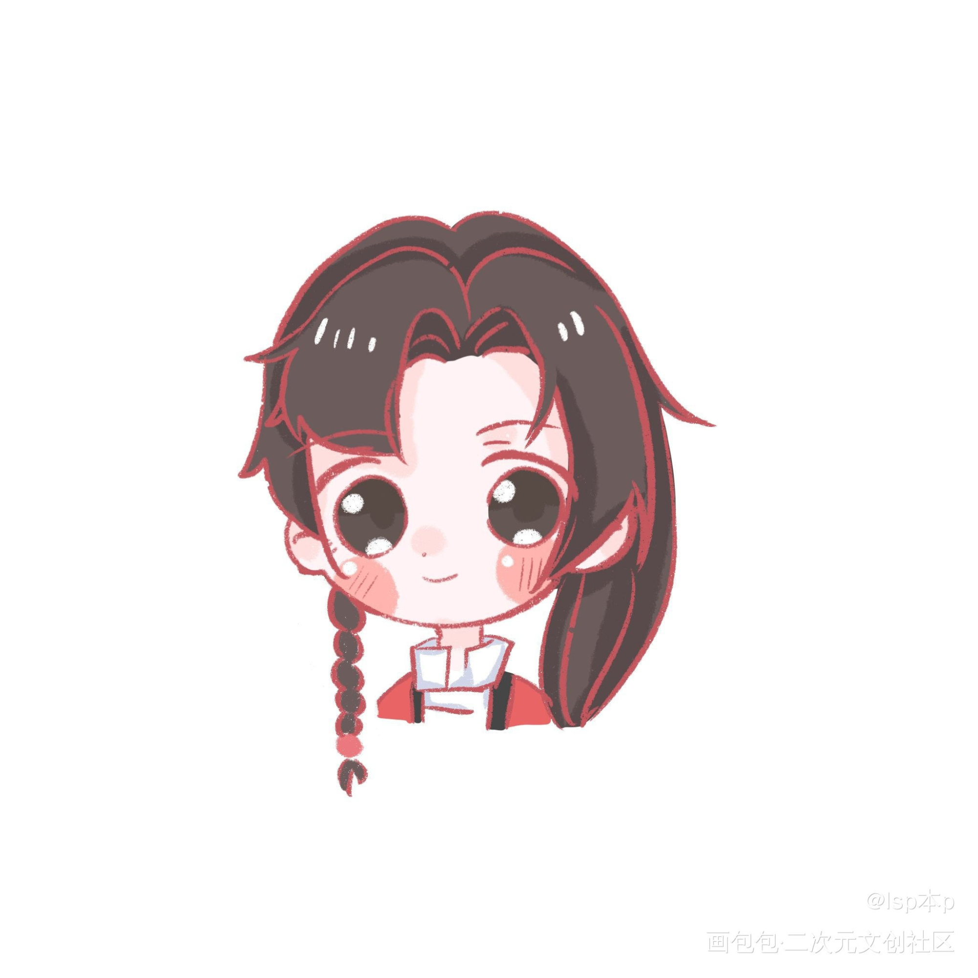 天官赐福Q版头像_天官赐福花怜Q版绘画作品