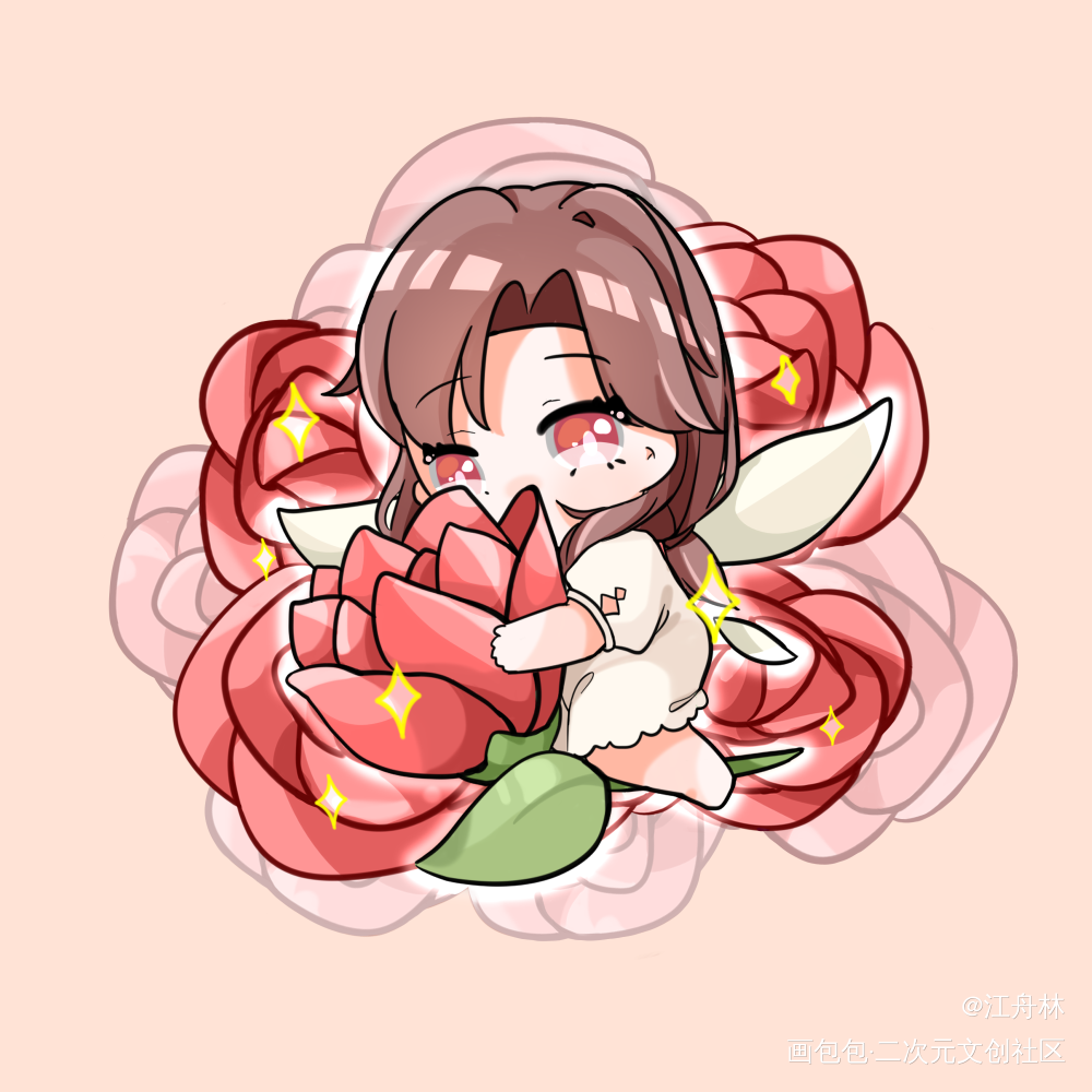 小玫瑰~_我只喜欢你的人设绘画作品
