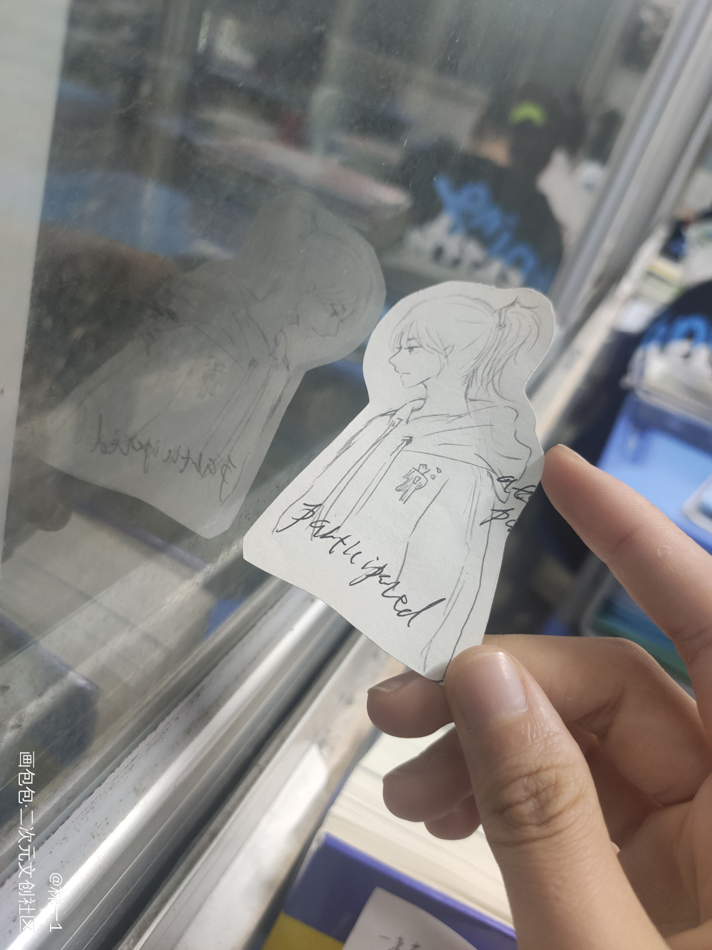 画_铅笔画随手摸鱼oc绘画作品