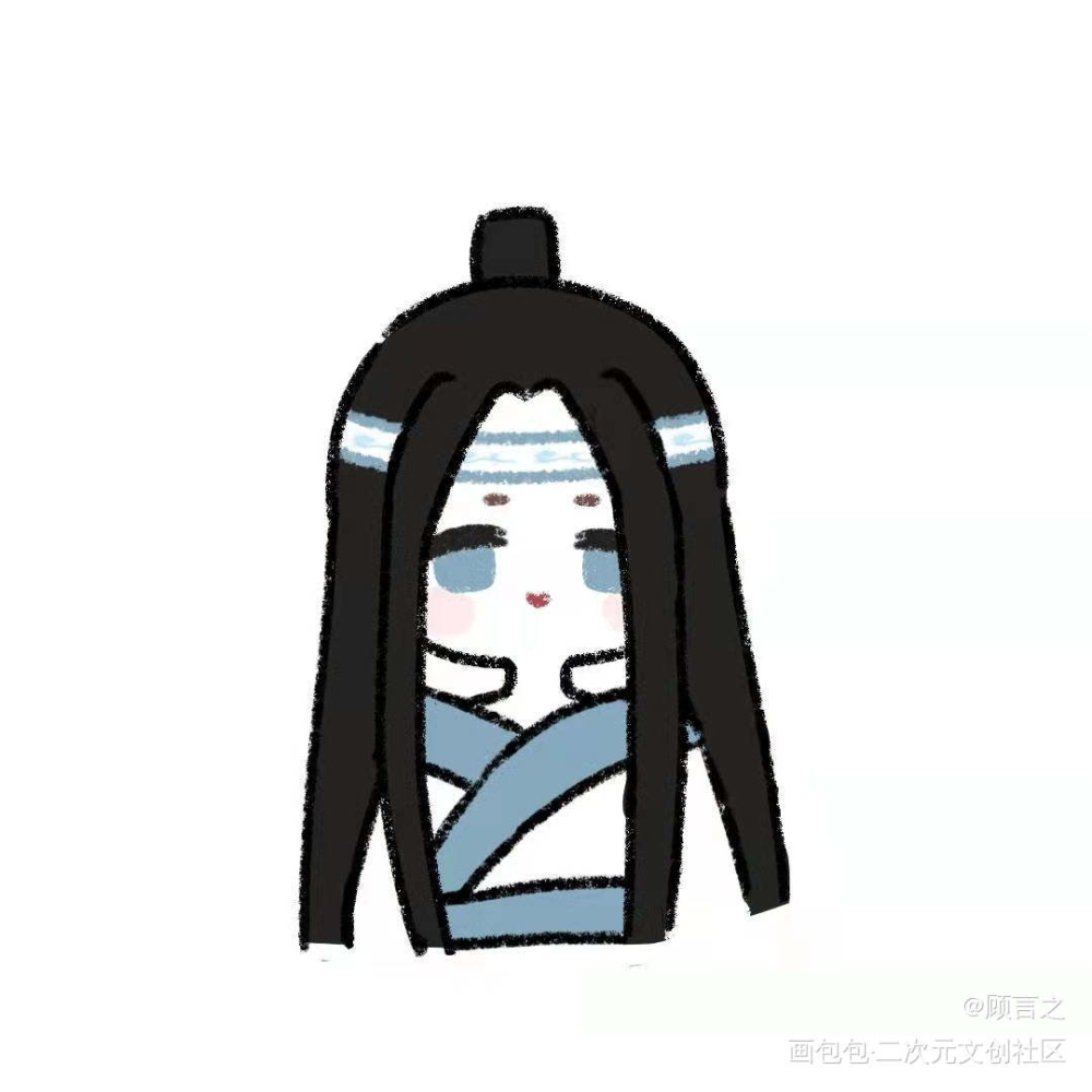 _魔道祖师忘羡Q版绘画作品