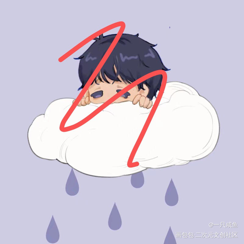 是我约稿滴赠图哇_狼行成双绘画作品