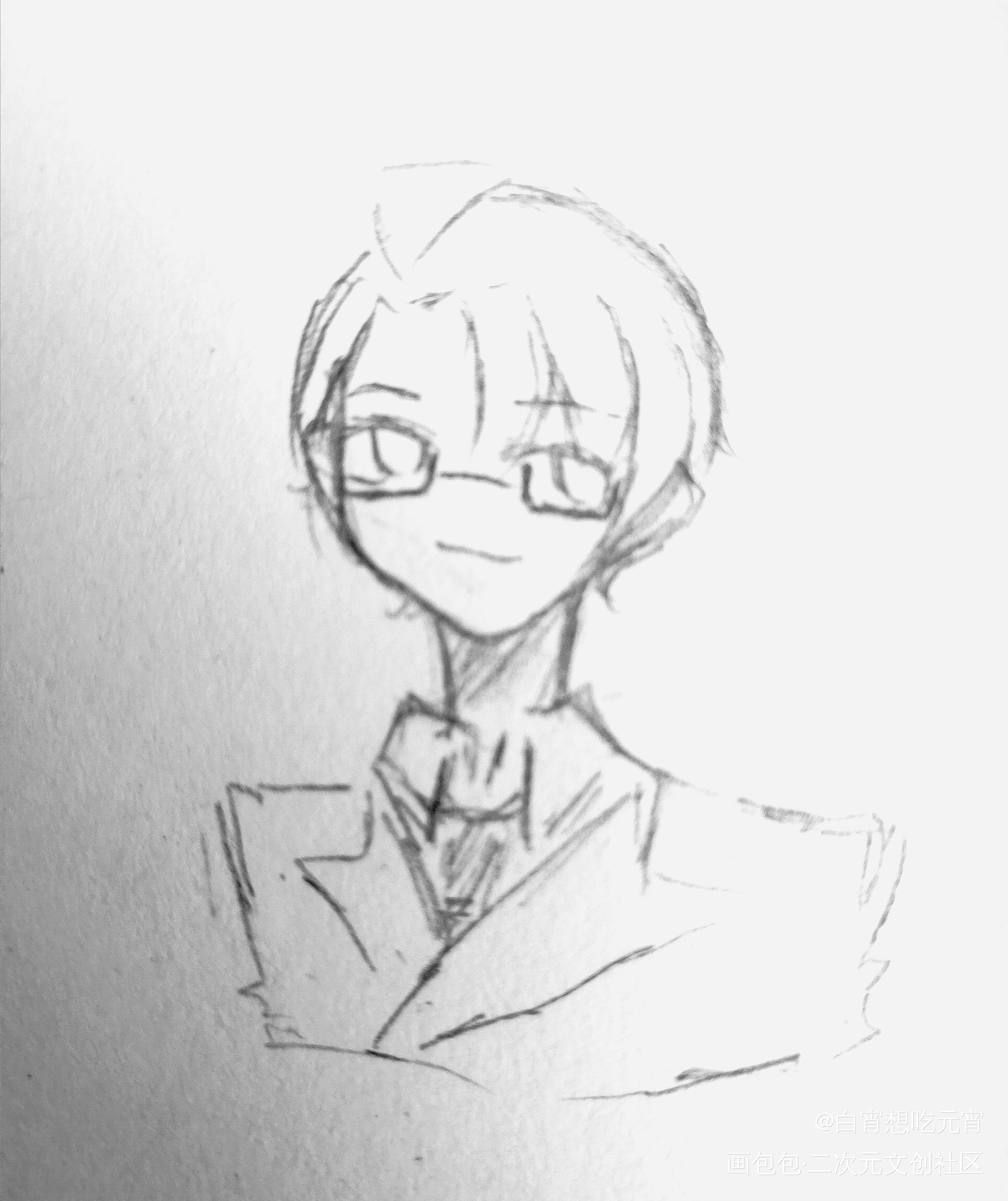鱼_黑塔利亚手绘绘画作品