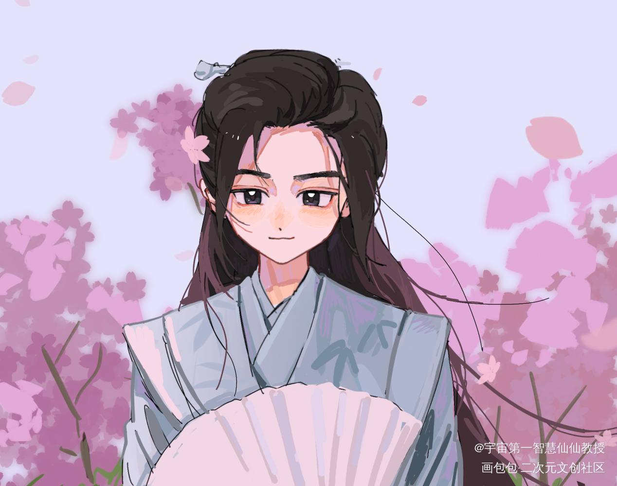 _山河令温周古风绘画作品