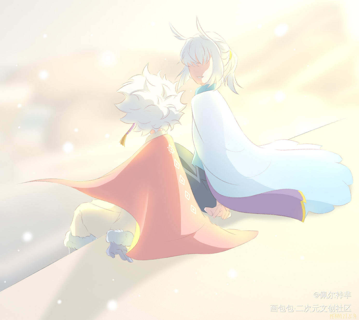 是鸟狮！_光遇鸟狮绘画作品