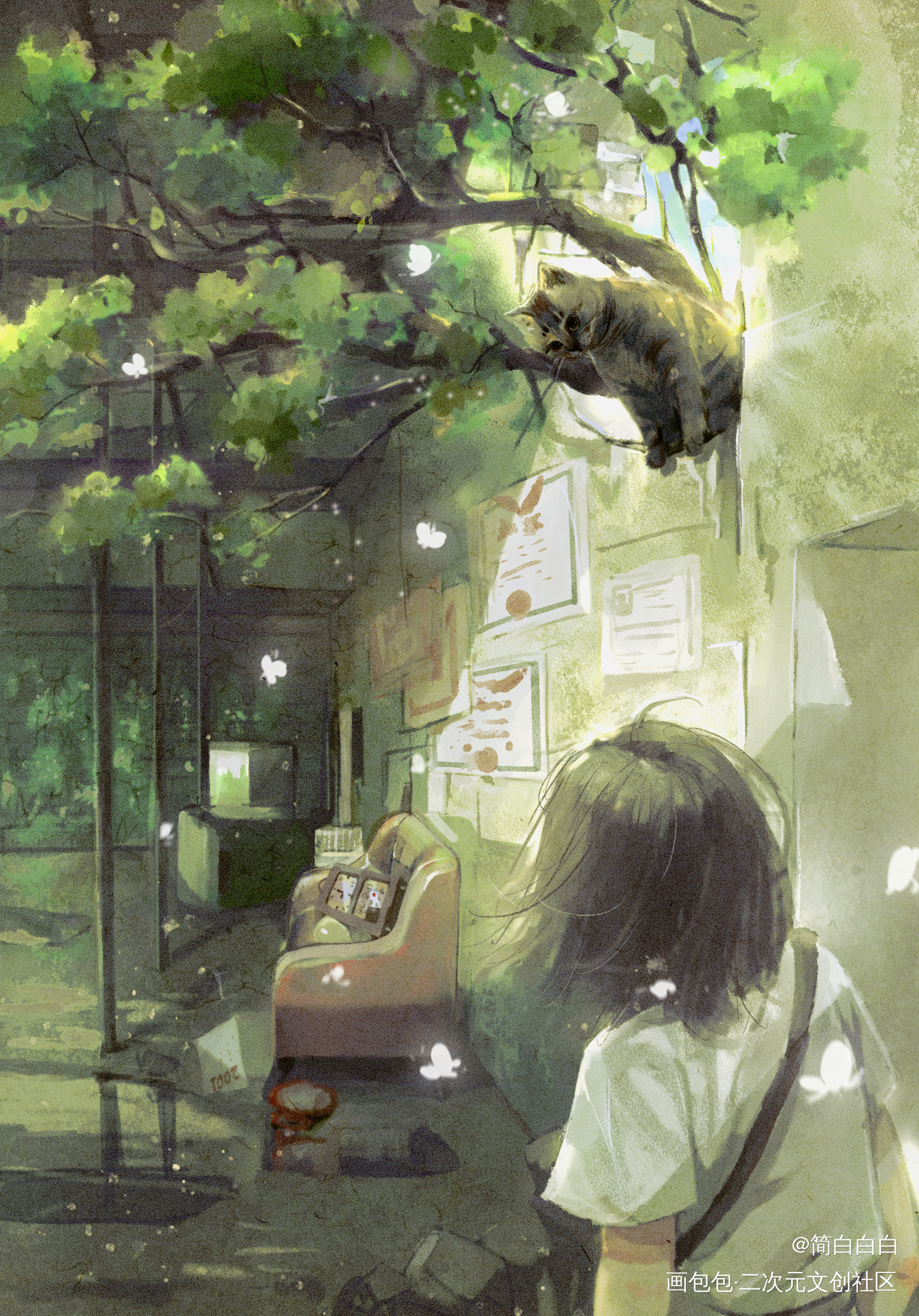 春日_厚涂原创绘画作品
