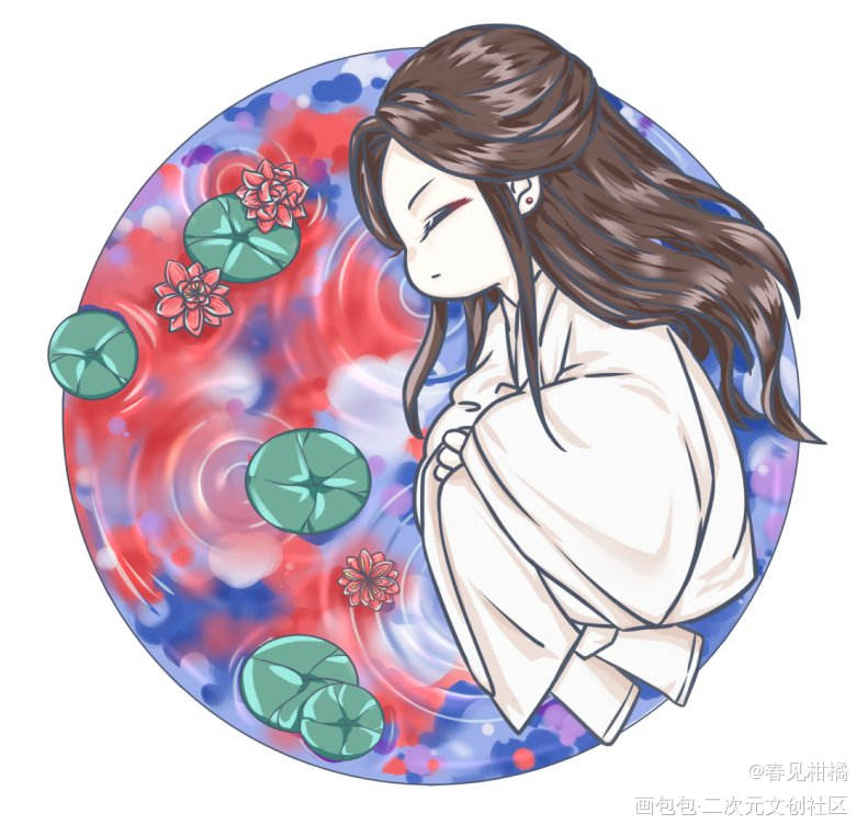 红莲_二哈和他的白猫师尊楚晚宁绘画作品