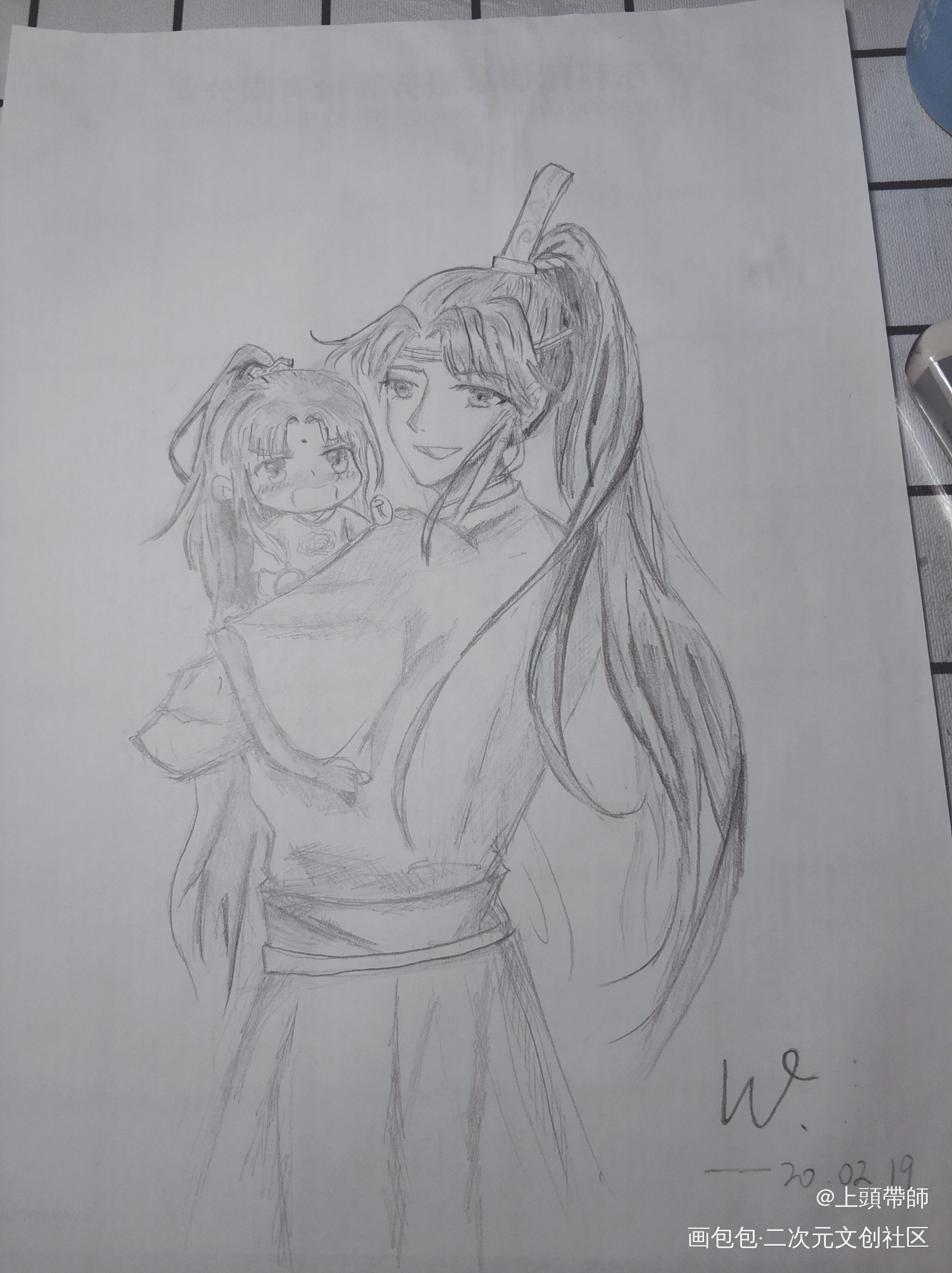 重金求尋原畫師！_魔道祖师忘羡绘画作品