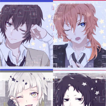 f4_芥敦文豪野犬太中平涂绘画作品