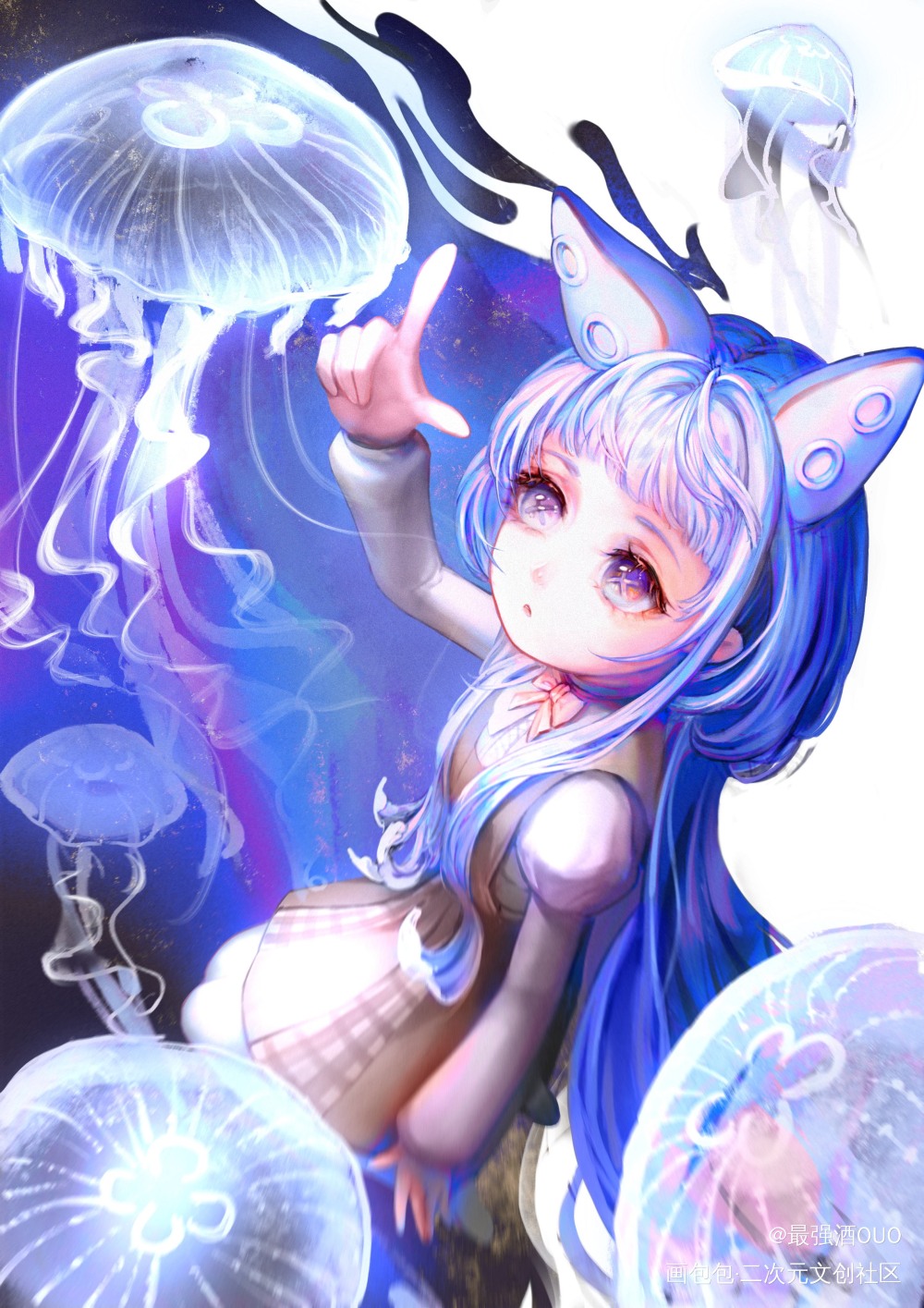 亲友OC_日系板绘oc绘画作品