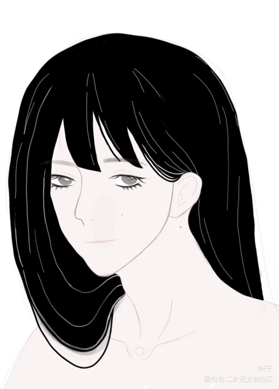 一个菜鸟的自设_日系绘画作品