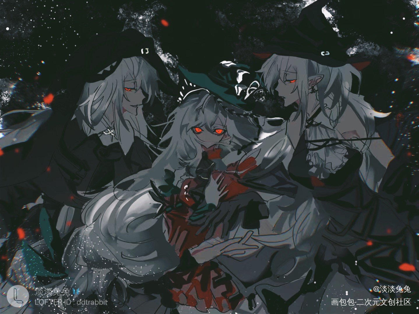 来点_明日方舟绘画作品