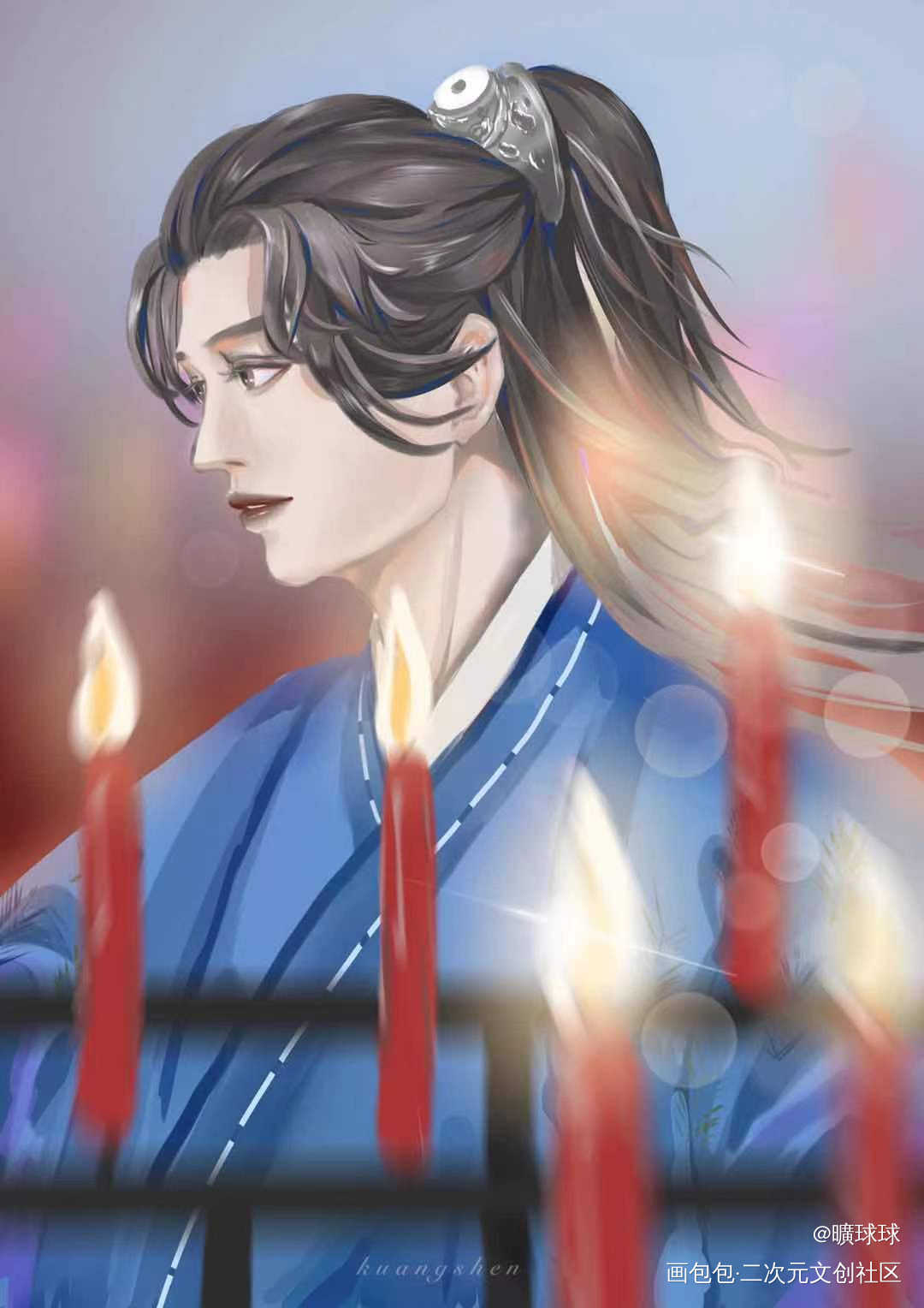 愿_山河令古风绘画作品