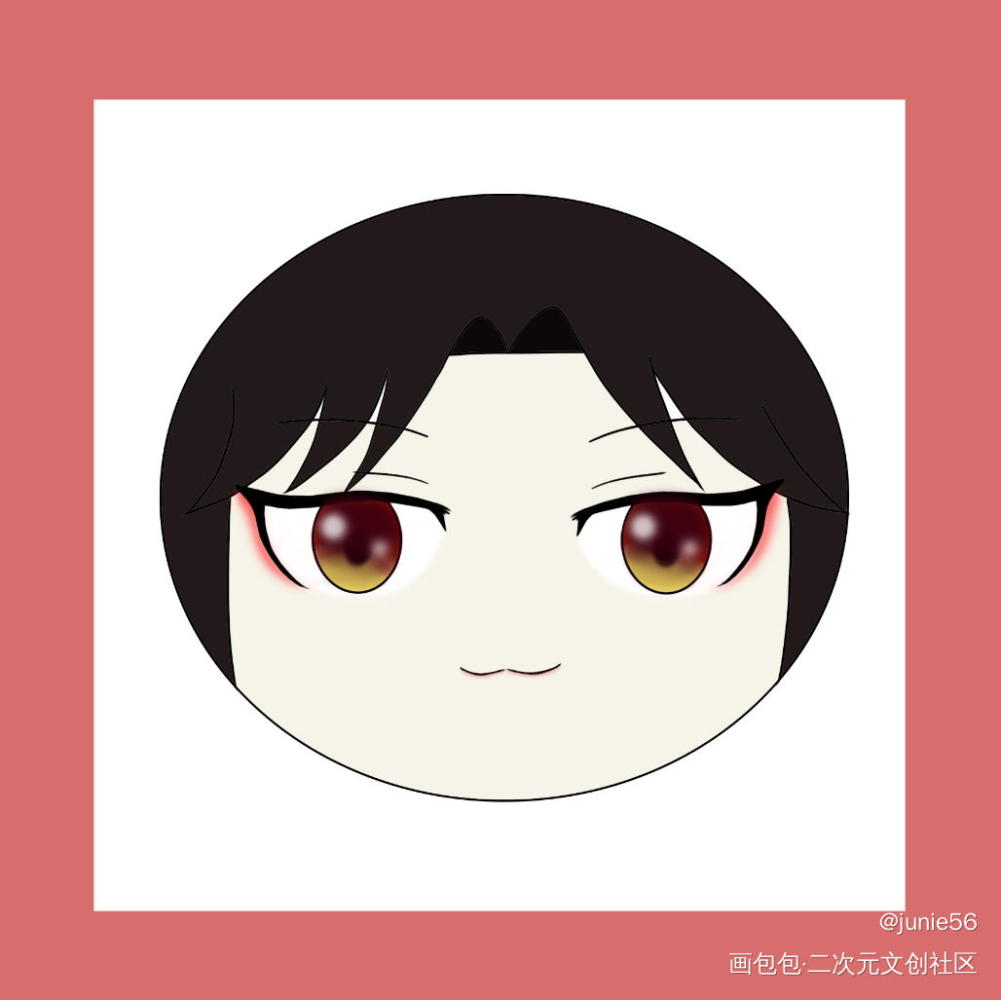 是个花团子呀_天官赐福花城Q版绘画作品