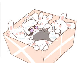 陀陀和果果！_绘画作品