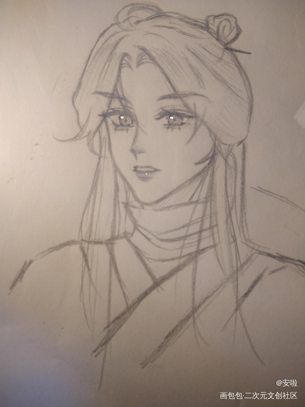 谢怜天官赐福_天官赐福花怜谢怜手绘绘画作品