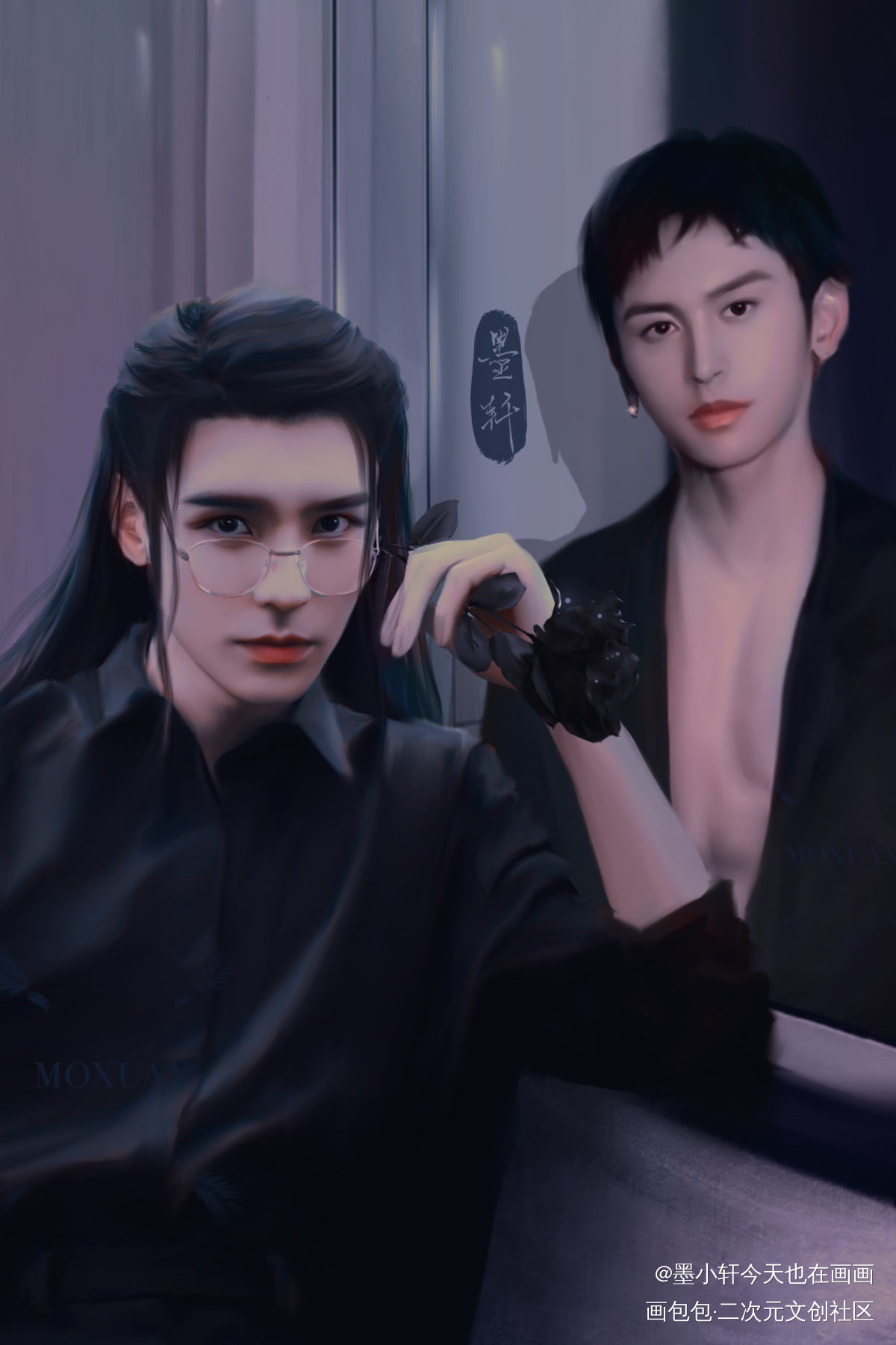 【lld】真的是画_山河令浪浪钉温周厚涂绘画作品