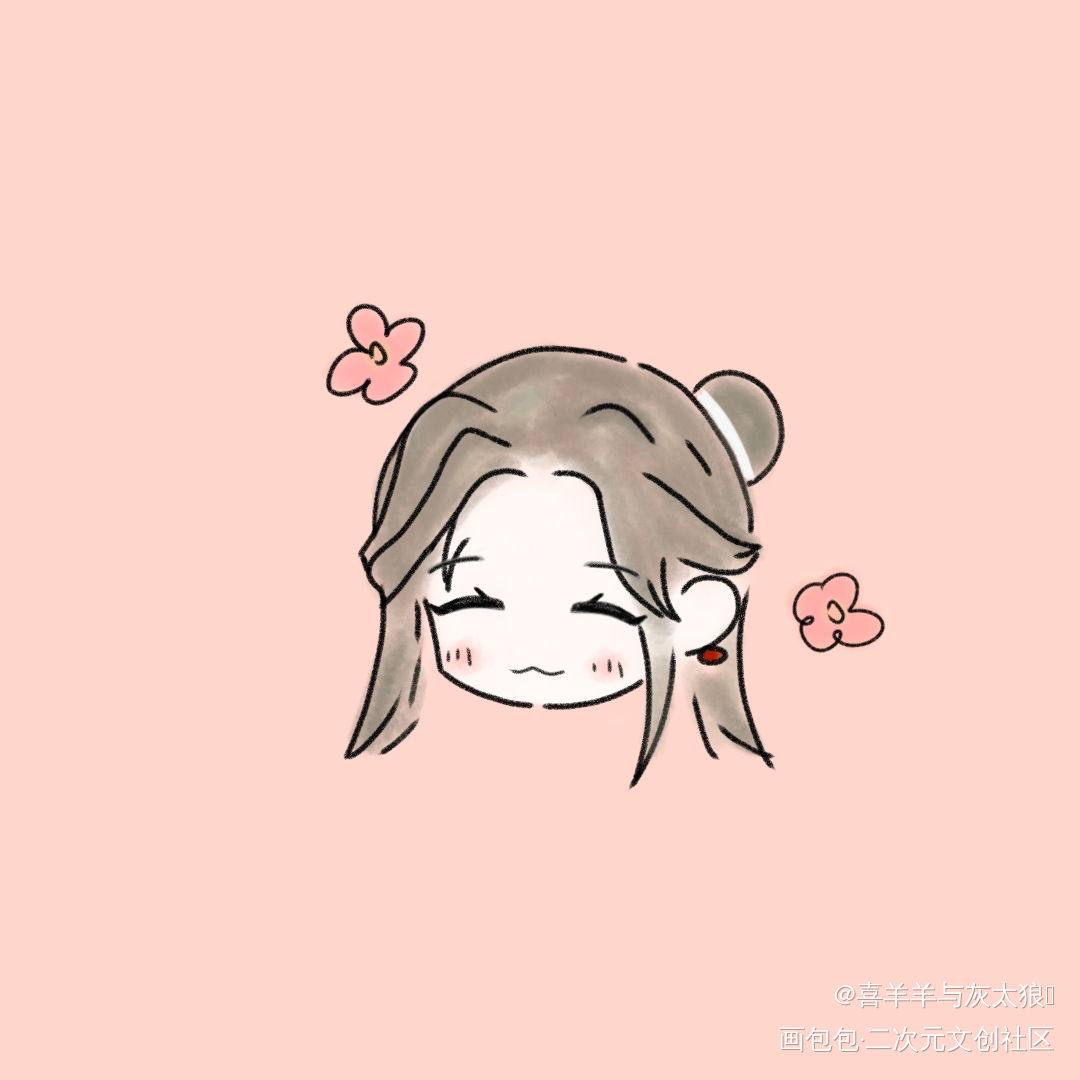 花怜_天官赐福花怜绘画作品