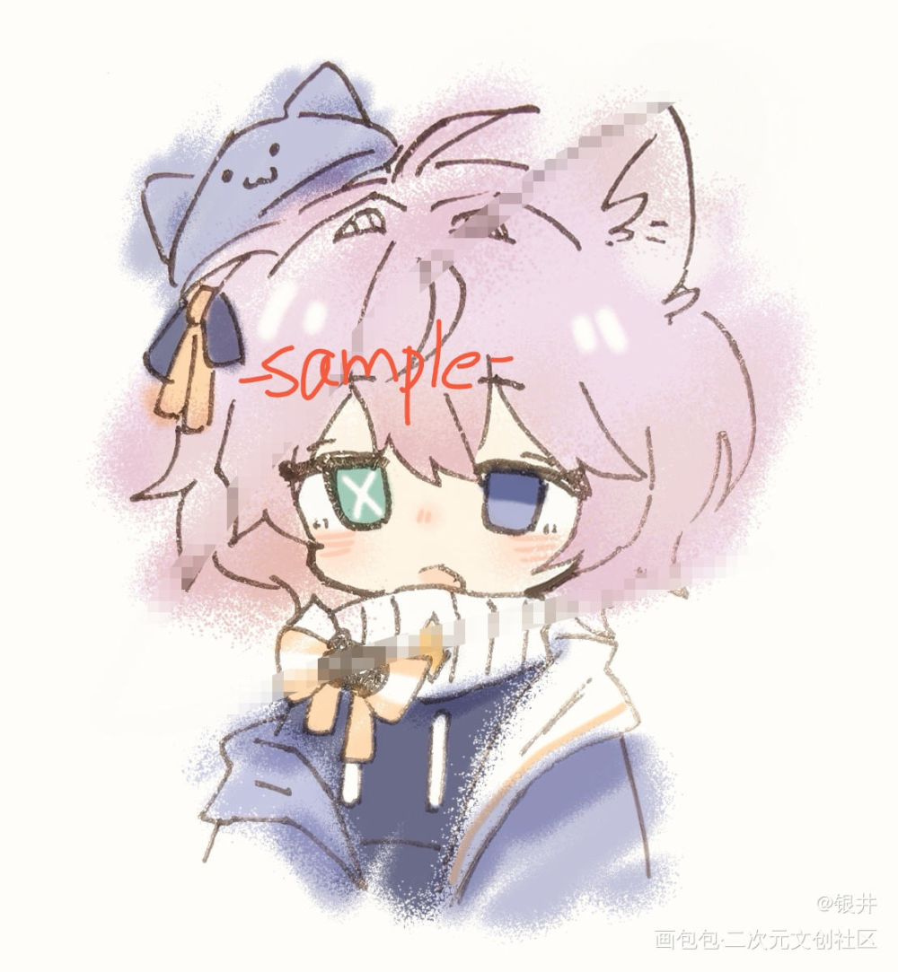 是无偿_Q版指绘摸鱼绘画作品