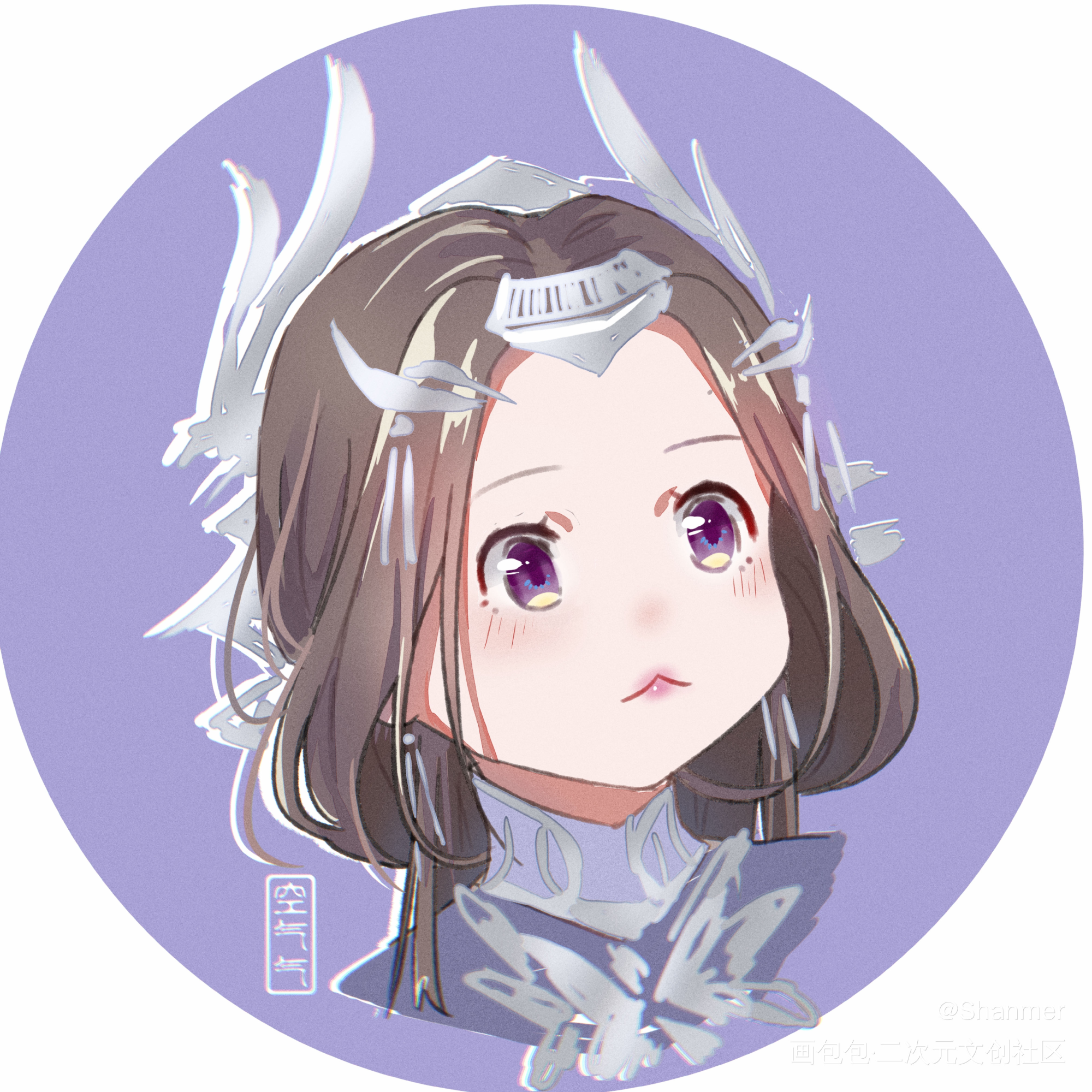 ⭐️_剑网3平涂日系我要上首推头像同人绘画作品
