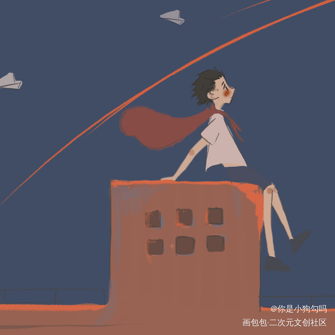 _平涂绘画作品