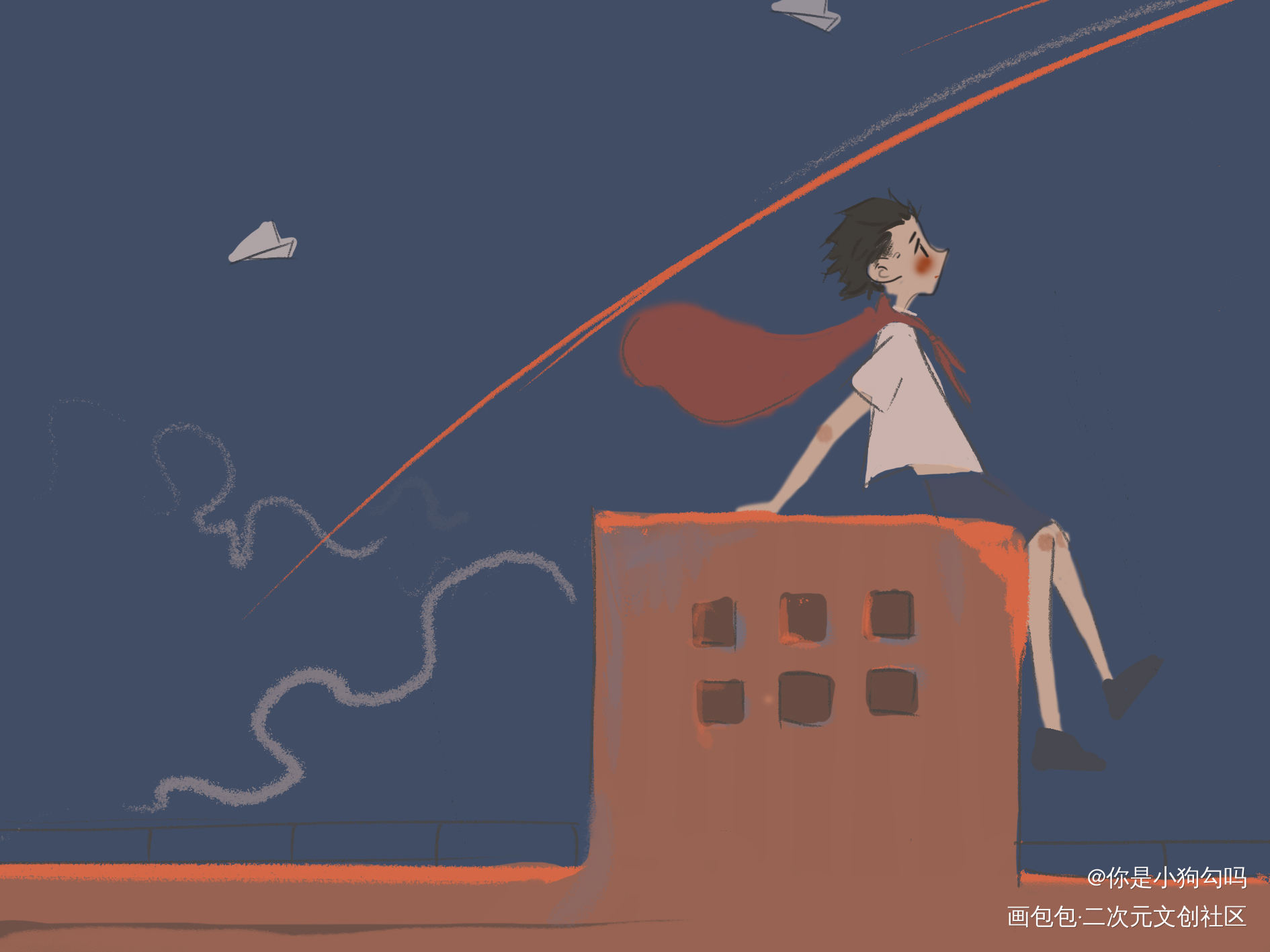 _平涂绘画作品