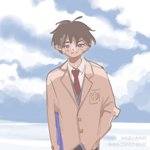 _平涂日系绘画作品