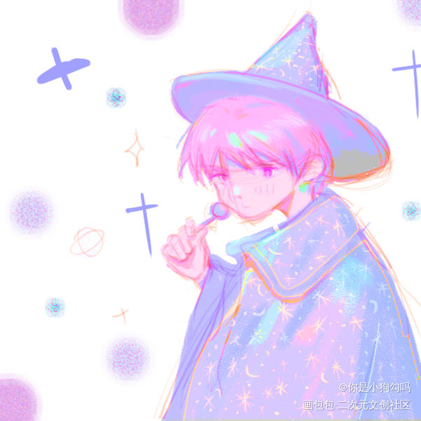 _平涂日系板写绘画作品