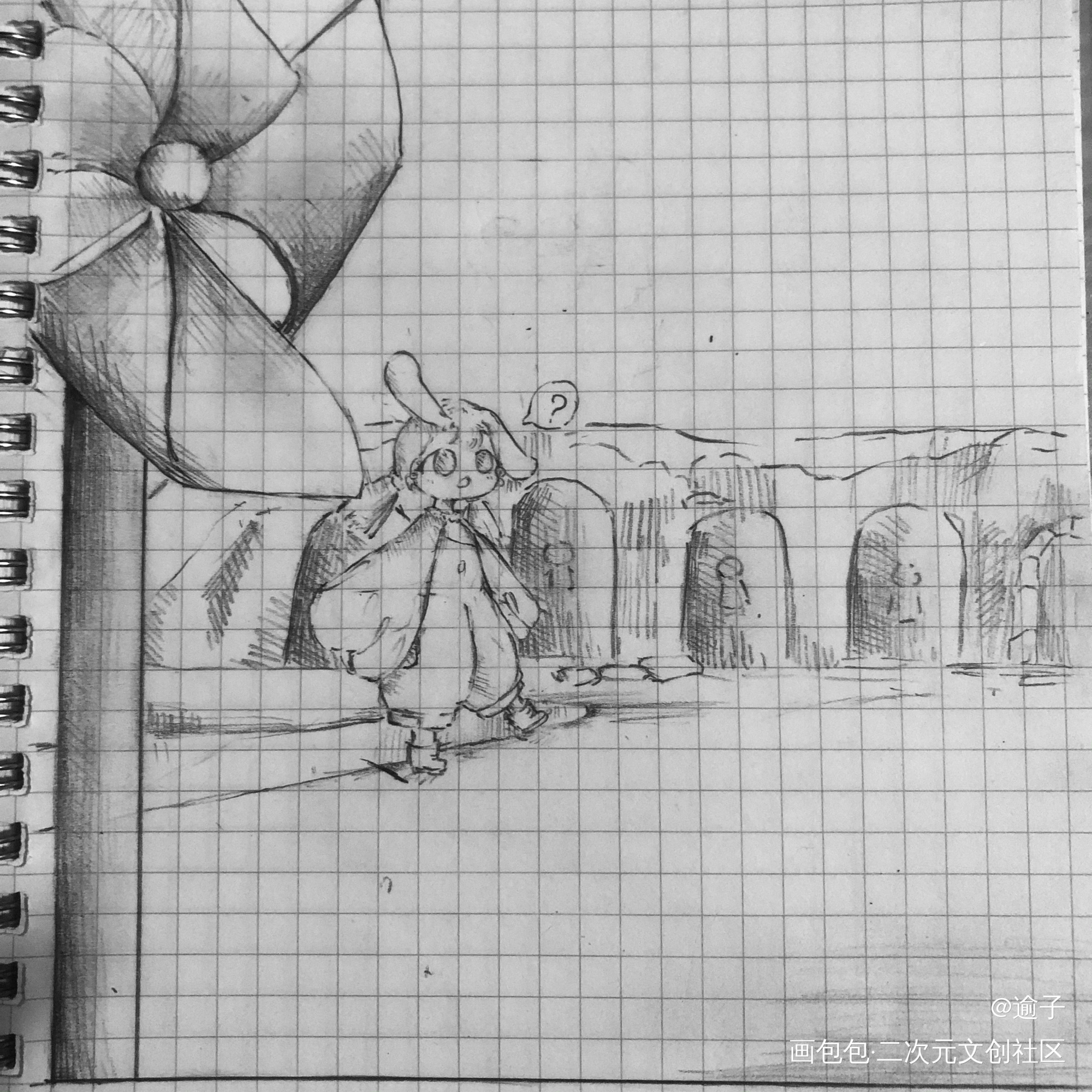 就???不知道说什么_光遇绘画作品