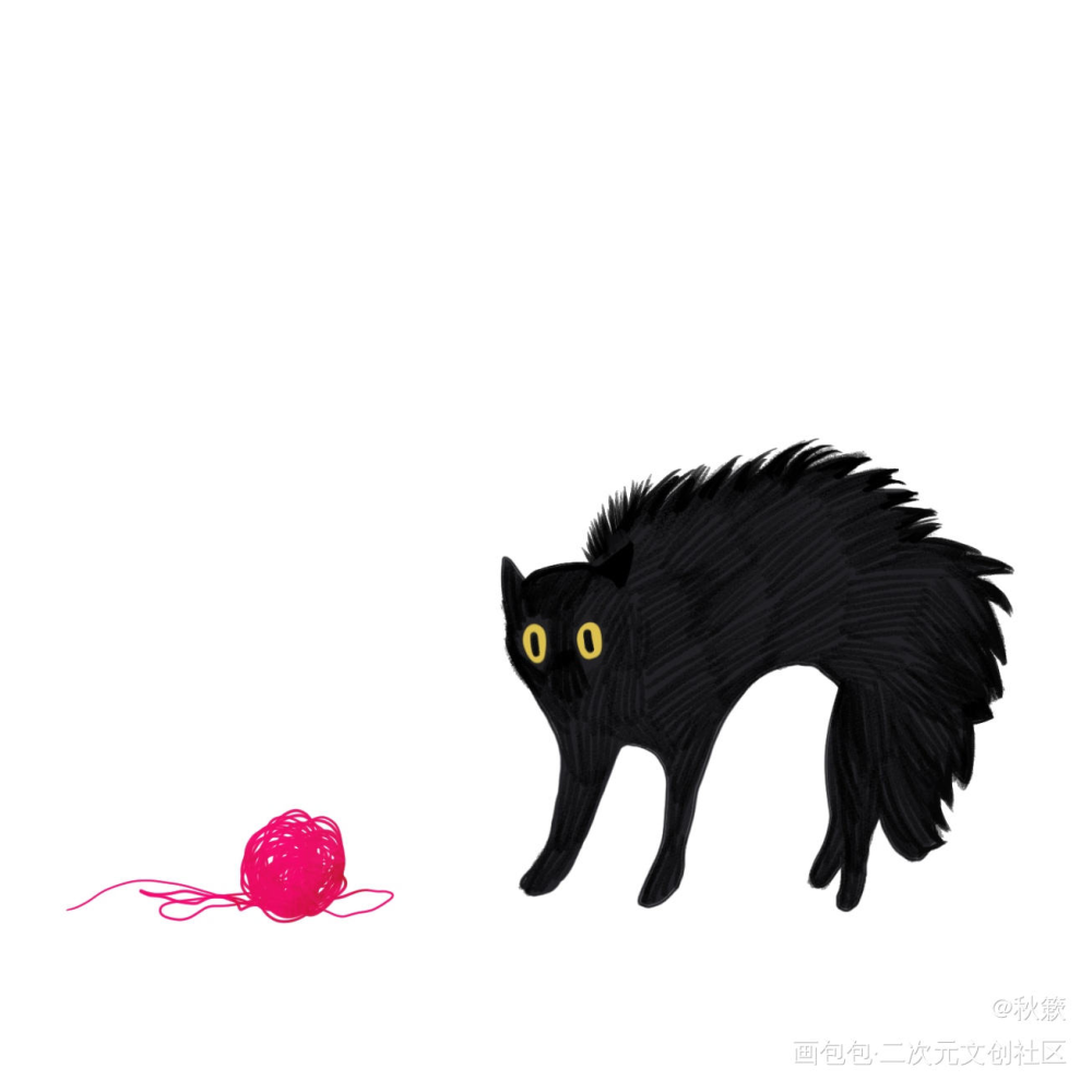 瞎画_摸鱼板绘原创绘画作品