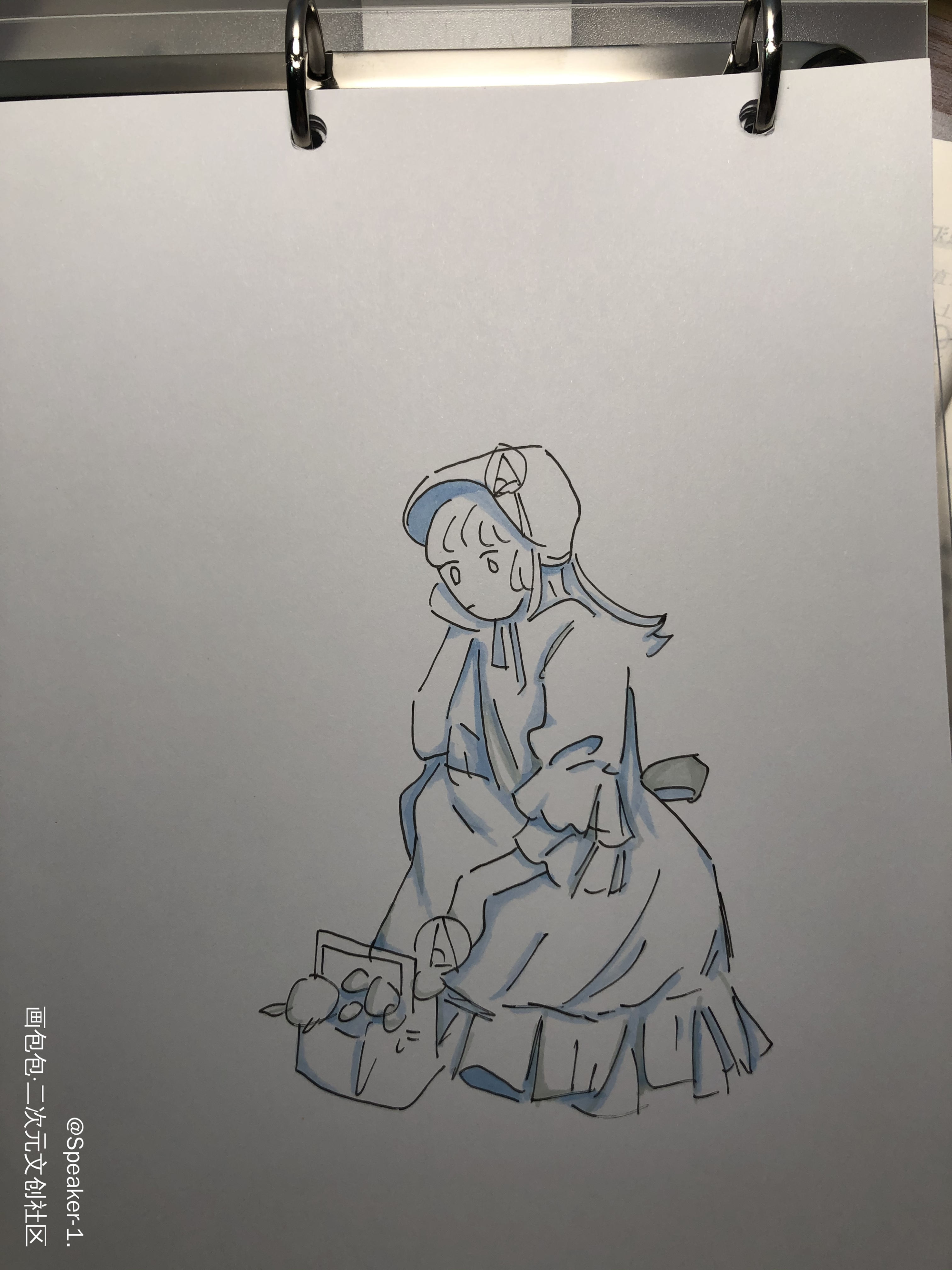 一些随意的临摹日常_手绘绘画作品