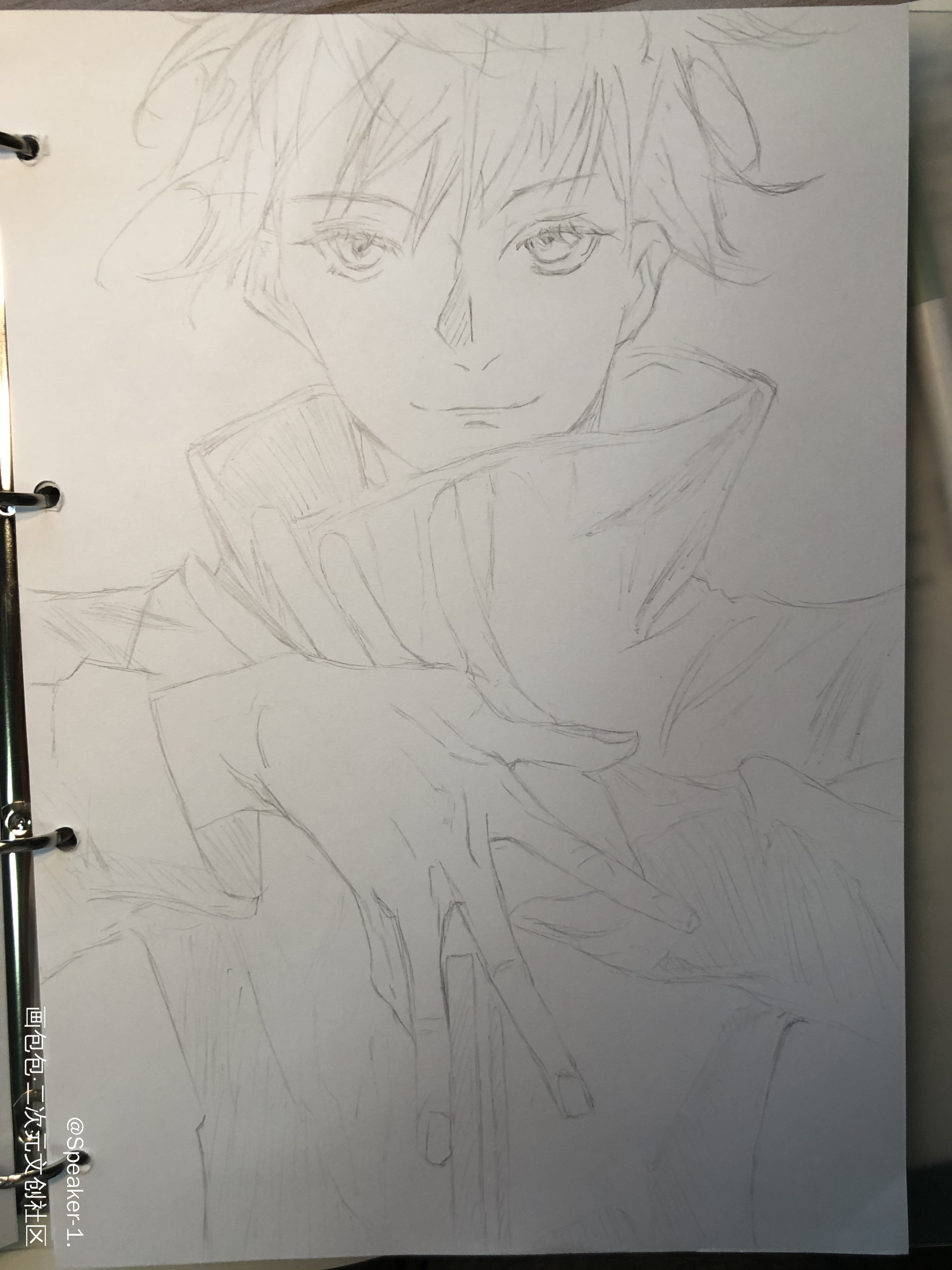 一些随意的临摹日常_手绘绘画作品