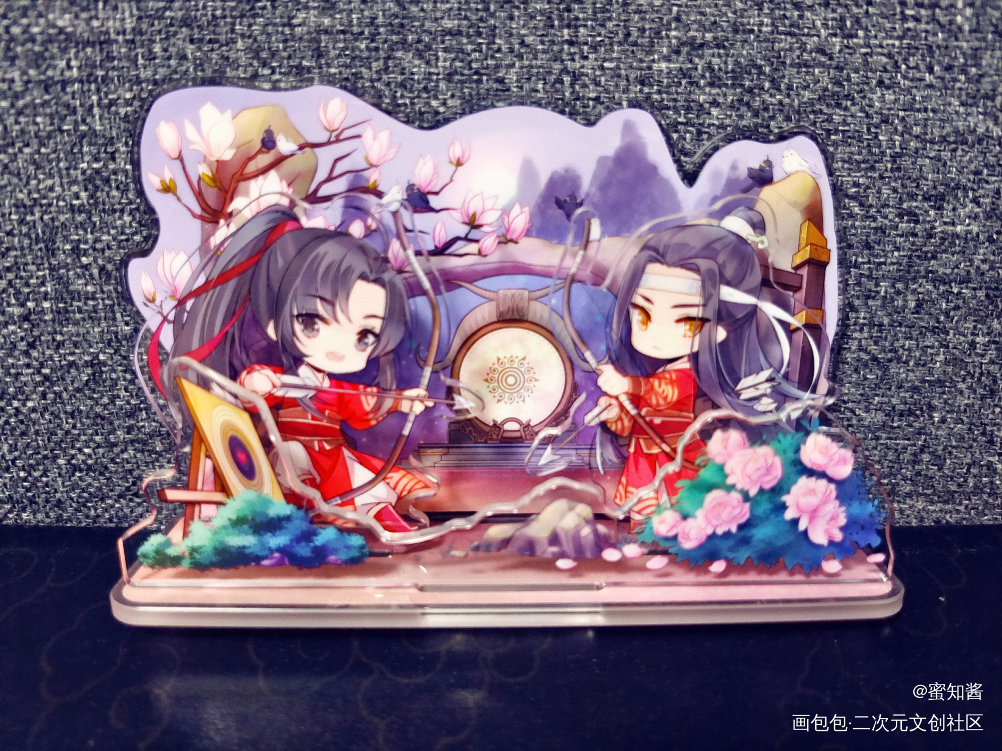 合作款魔道新官周骑射立牌_魔道祖师忘羡蓝忘机魏无羡日系Q版我要上首推插画同人绘画作品