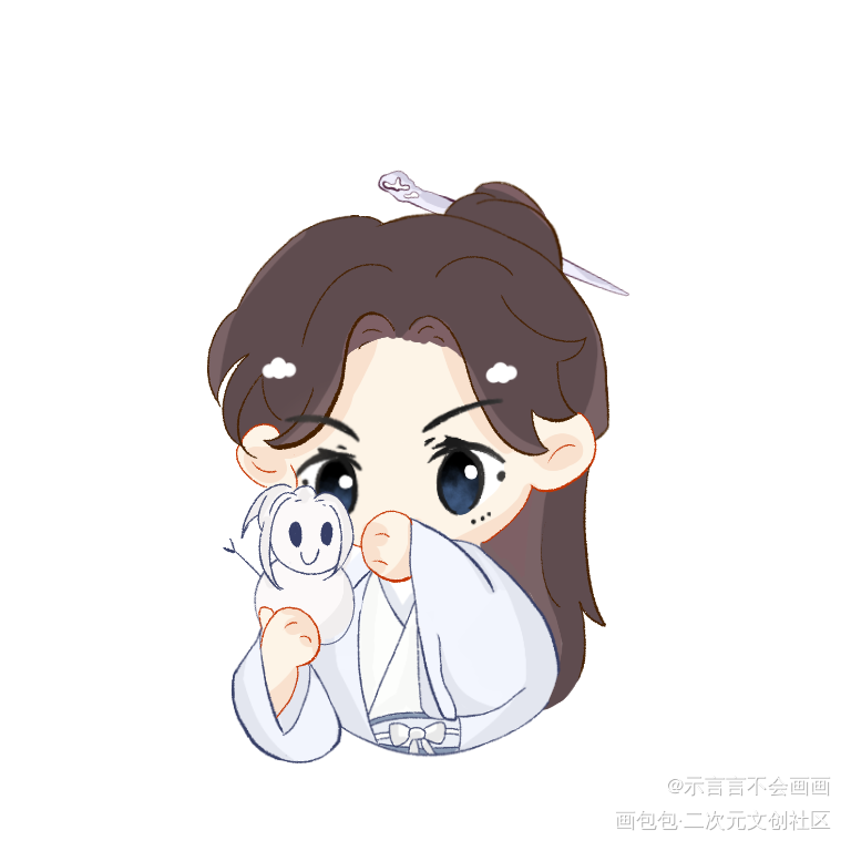 奇迹温周—-雪山娃娃_山河令古风Q版我要上首推同人绘画作品